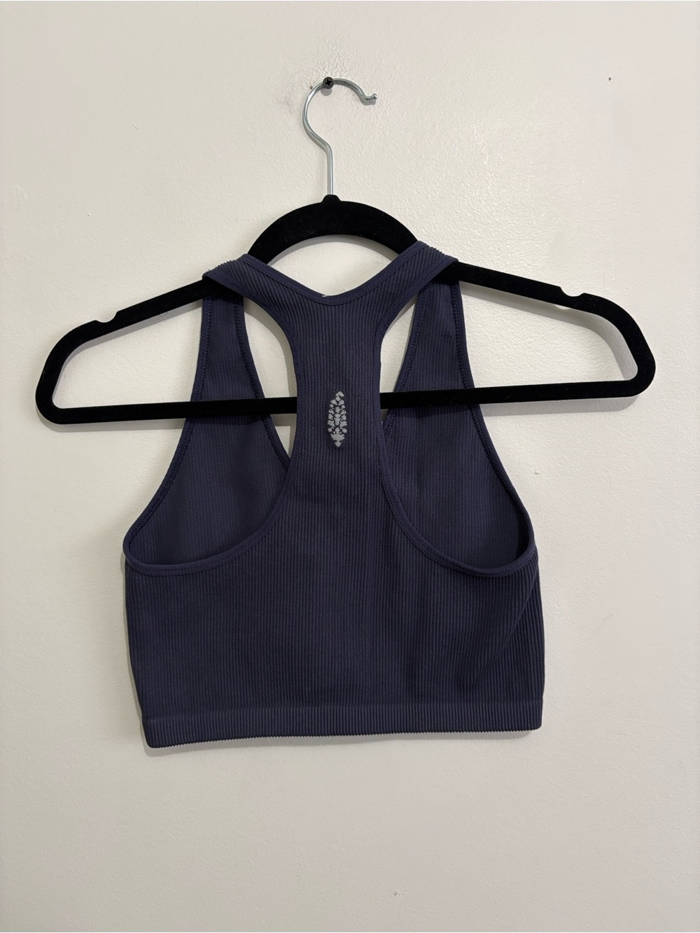 BNWT Free people movement Women's Midnight Navy Free Throw Crop size M $57USD - Picture 4 of 5